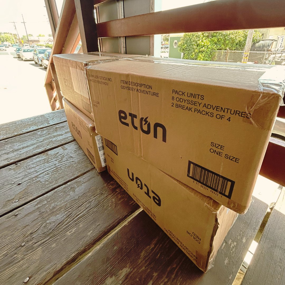 Almost ready! Our popular Pledge Drive premiums showed up on the porch today, but it's gonna take some time for us to get the Etons out. 📻 Worth the wait!