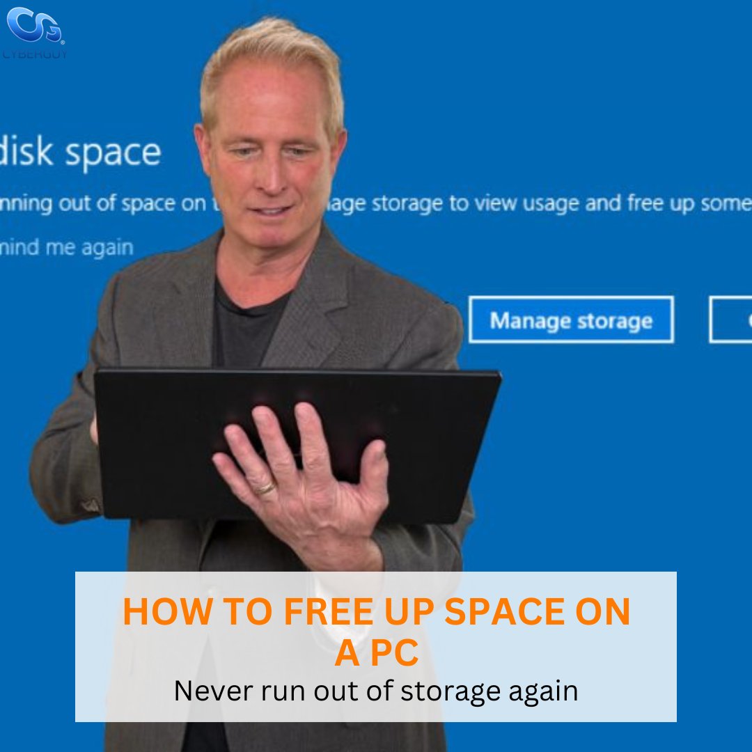 cyberguy's tweet image. Once your PC’s storage fills up, it can slow everything down 🐢 Here are some proven methods to reclaim valuable space and boost performance.

Learn more here: cyberguy.com/pc/how-to-free…

#PCTips #StorageCleanup #SpeedUpYourPC