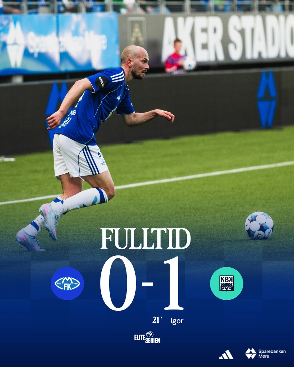 Det ender 0-1 på Aker Stadion.