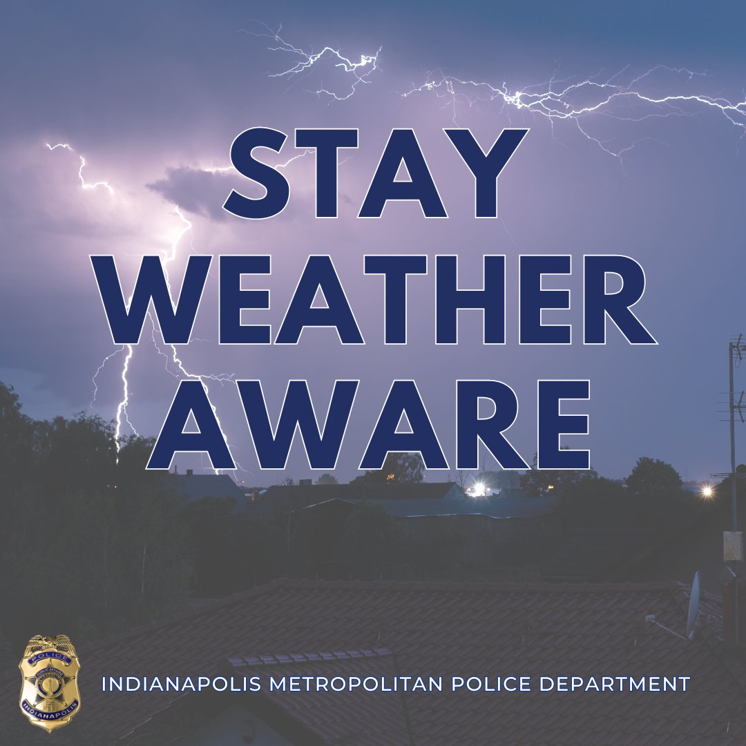 Enjoying this beautiful afternoon in Indy? Soak it in! ☀️ But remember, the weather can change quickly. Severe storms are predicted to move into our area this evening.⚠️ Keep an eye on the forecast and stay weather aware!