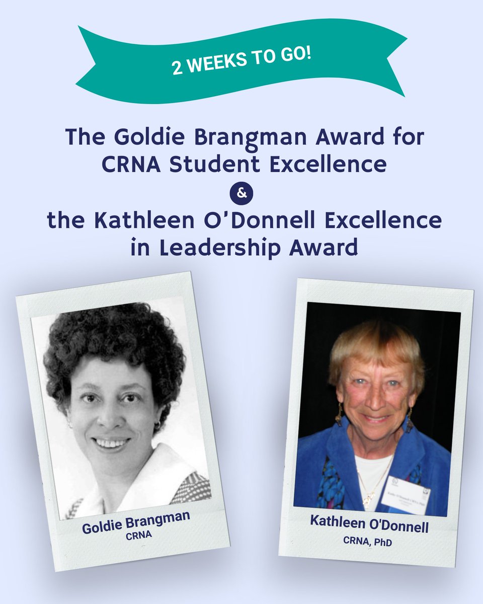 2️⃣ WEEKS LEFT 📣 Nominations for the 2025 Goldie Brangman Award and Kathleen O’Donnell Excellence in Leadership Award are due by Sunday, June 1st. 🌟 Please consider submitting a nomination for a deserving colleague. 

Visit: nysana.com/awards