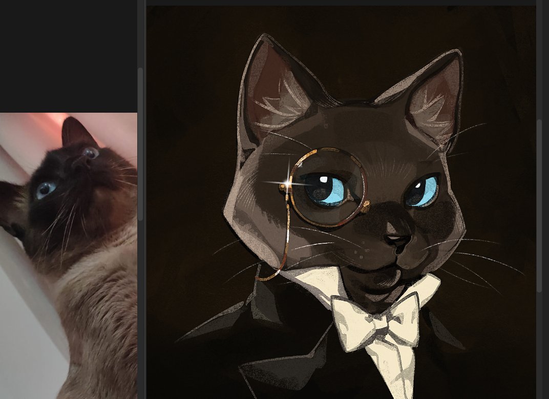 commissioned to draw a gentleman