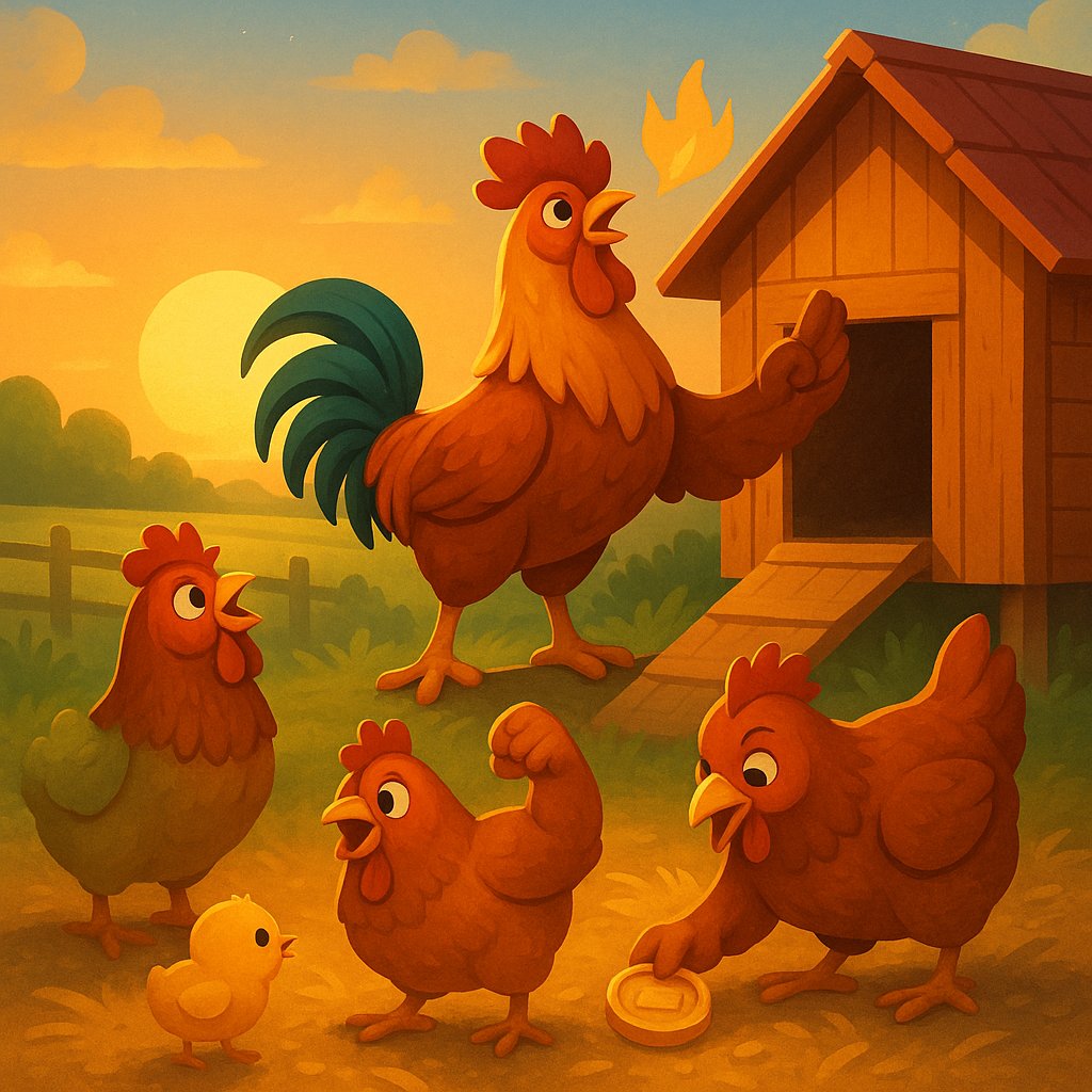 CluckCoinMeme's tweet photo. Good morning Flock ☀️🐔The coop is waking up and the spins are heating up 🔥
What are you clucking conquering today? 💪💰#CluckCoin #GetClucky #gm https://t.co/HxQ7VKuJob