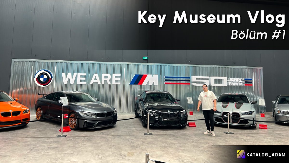 katalog_adam's tweet photo. Key Museum Vlog - Bölüm #1 Yayında !!!
Link Aşağıda!
#İzmir #ozgorkey #bmw #mini #carmuseum #museum #car #keymuseum #vlog https://t.co/en8KpE7ELo