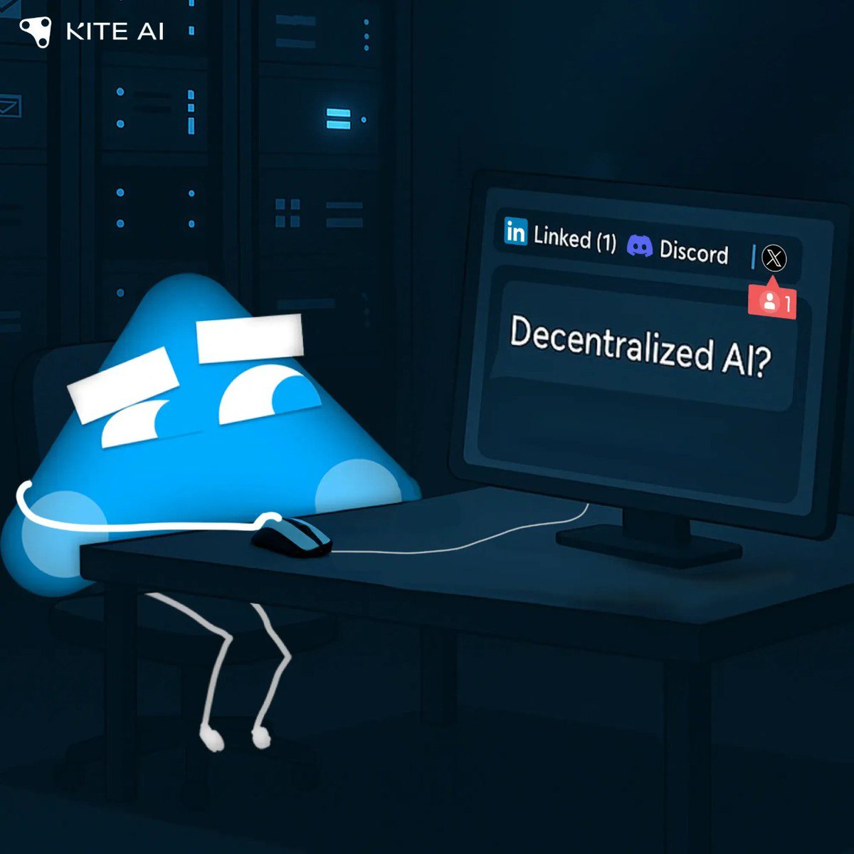 Back home, AI was decentralized, built and shared by all. Now I’m here, trying to fix Earth’s version.

Then a dude hits me up in my DMs like: “Decentralized AI? lol! It’s a scam. Not gonna work. You’re just adding to the chaos.”

Bless this dude’s skeptical little heart ❤️, I