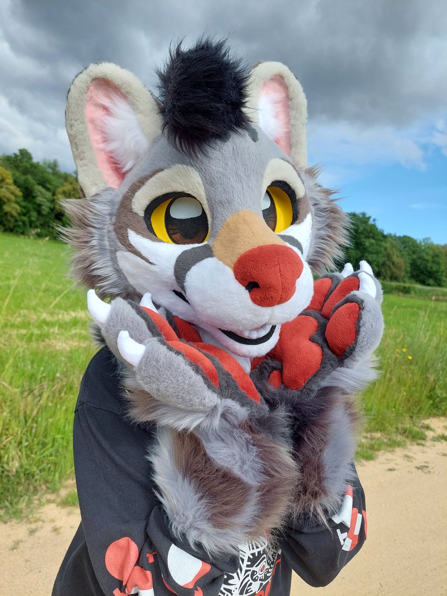 tomacats_suits's tweet image. Say hi to the first premade for Confuzzled this year! 🇬🇧

This cute genet partial will be available at our table! ✨

They feature a pair of eyelids, interchangeable tongue and the cutest beans around! 🐾

Feel free to DM us for any question!✨

#CFZ #CFZ2025 #ConFuzzled