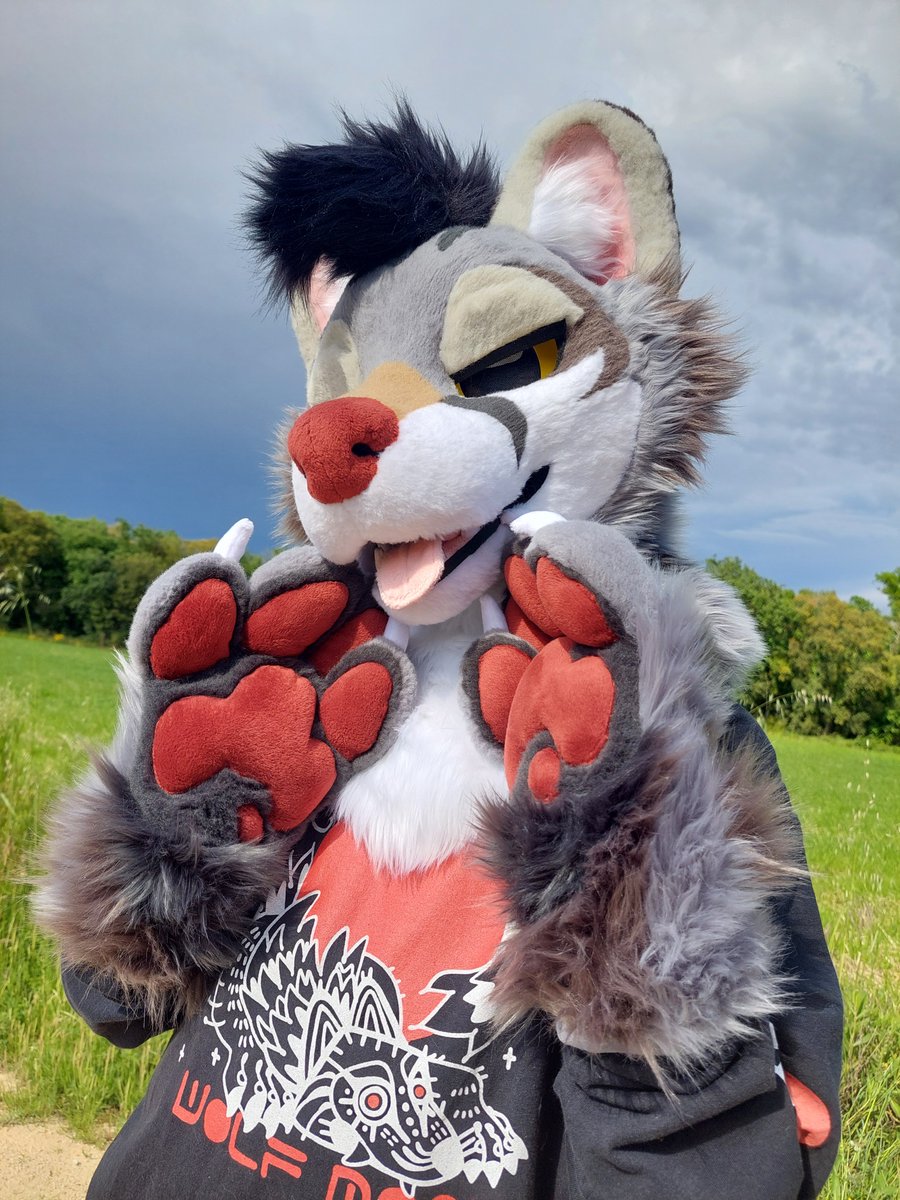 tomacats_suits's tweet image. Say hi to the first premade for Confuzzled this year! 🇬🇧

This cute genet partial will be available at our table! ✨

They feature a pair of eyelids, interchangeable tongue and the cutest beans around! 🐾

Feel free to DM us for any question!✨

#CFZ #CFZ2025 #ConFuzzled
