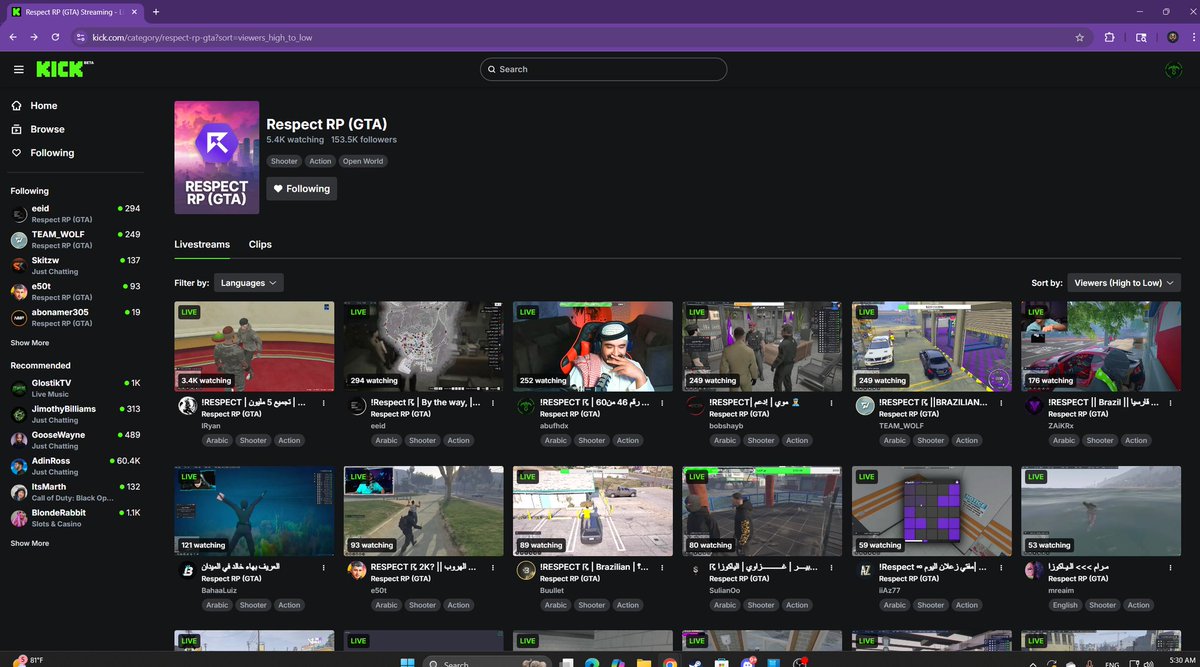 كلمة شكر وامتنان
أحب أشكر من أعماق قلبي سيرفر ريسبكت وكل القائمين عليه، وجمهور ريسبكت الغالي، وأخوي دربحه على دعمكم الكبير والمستمر لي. وجودكم ودعمكم كان له دور كبير في رحلتي في البث، والحمد لله كنت من أوائل الأسماء اللي في كاتقوري "ريسبكت" في برنامج الكيك، وهذا بفضل الله ثم