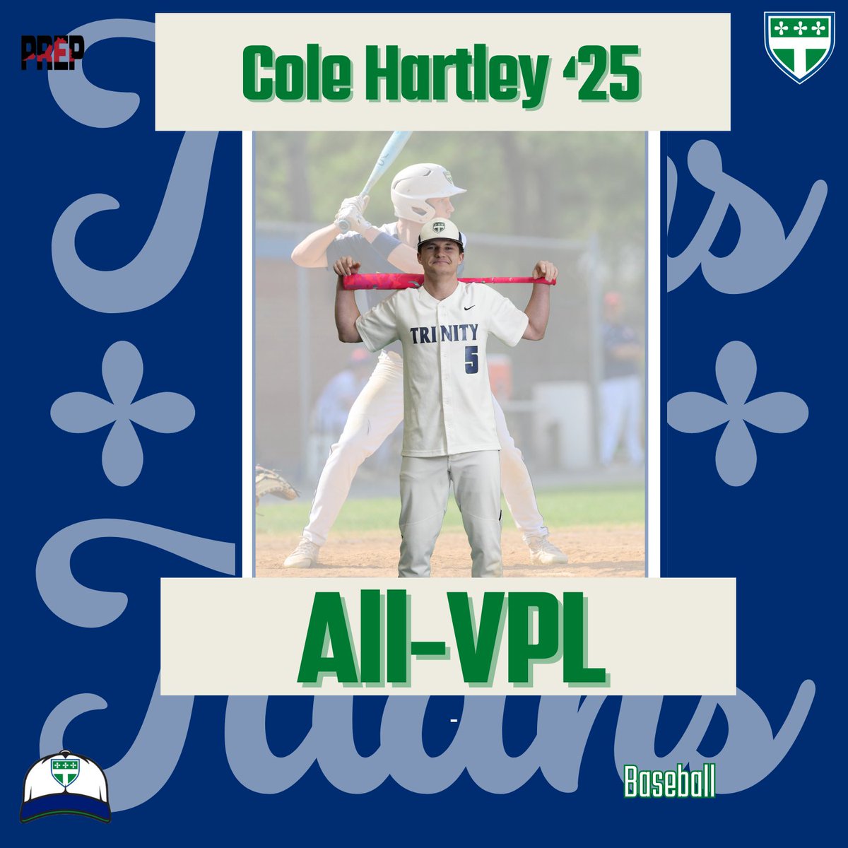 TES_Athletics's tweet photo. Congratulations to Cole Hartley on being named to the All-VPL baseball team! Great with the glove and with the bat all year long. Titan nation is proud of you! https://t.co/BY0yUsPGNk