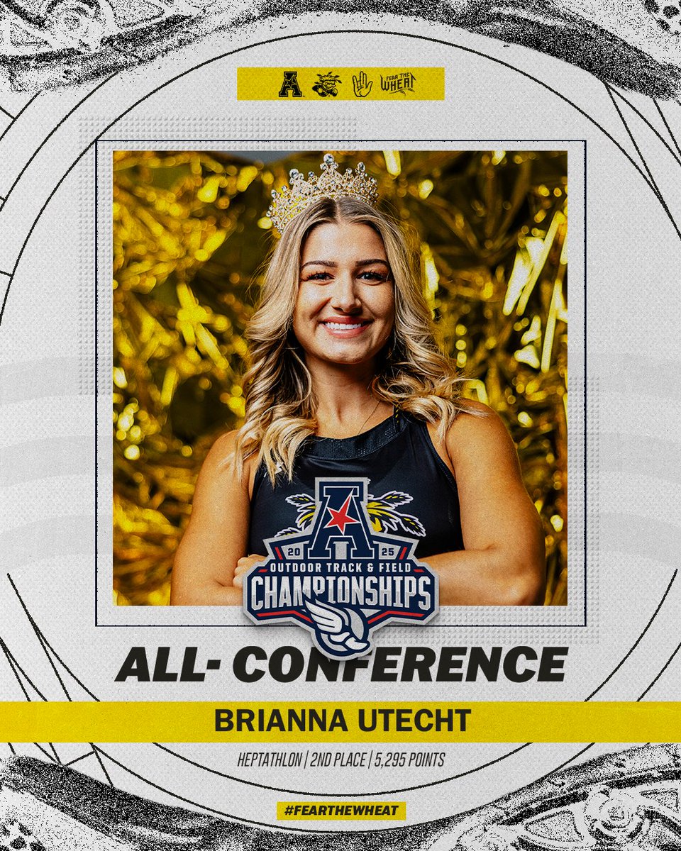 𝓐𝓵𝓵-𝓒𝓸𝓷𝓯𝓮𝓻𝓮𝓷𝓬𝓮 🥈

Brianna Utecht podiums in the heptathlon, taking second with 5,295 points to tie for 8th all-time in Wichita State history!