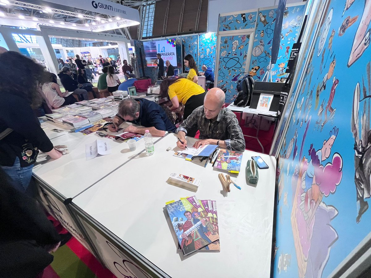 Beyond EPICA (@oldestice) on Twitter photo Our comic book, Beyond EPICA and Beyond, is featured at the Turin International Book Fair! You can see the cartoonist Sergio Ponchione at the Comics&Science stand, signing copies of the comic book for fans! 
After 2 seasons in the field, you can also find Federico Scoto around! Our comic book, Beyond EPICA and Beyond, is featured at the Turin International Book Fair! You can see the cartoonist Sergio Ponchione at the Comics&Science stand, signing copies of the comic book for fans! 
After 2 seasons in the field, you can also find Federico Scoto around!