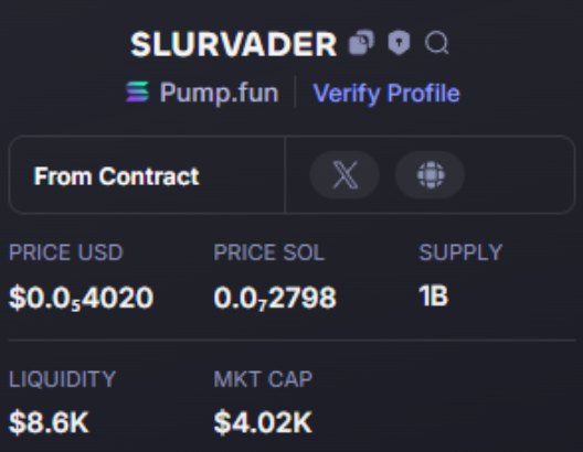 Done:   18X   
$SlurVader  #SlurVader 
Call:  4K -  72K 
CA -  5f1cjgpXzKFsEQCyWW8kAKzuo8g3SdGkaNMTZjLbpump
TG: t.me/BATMANWINCALL