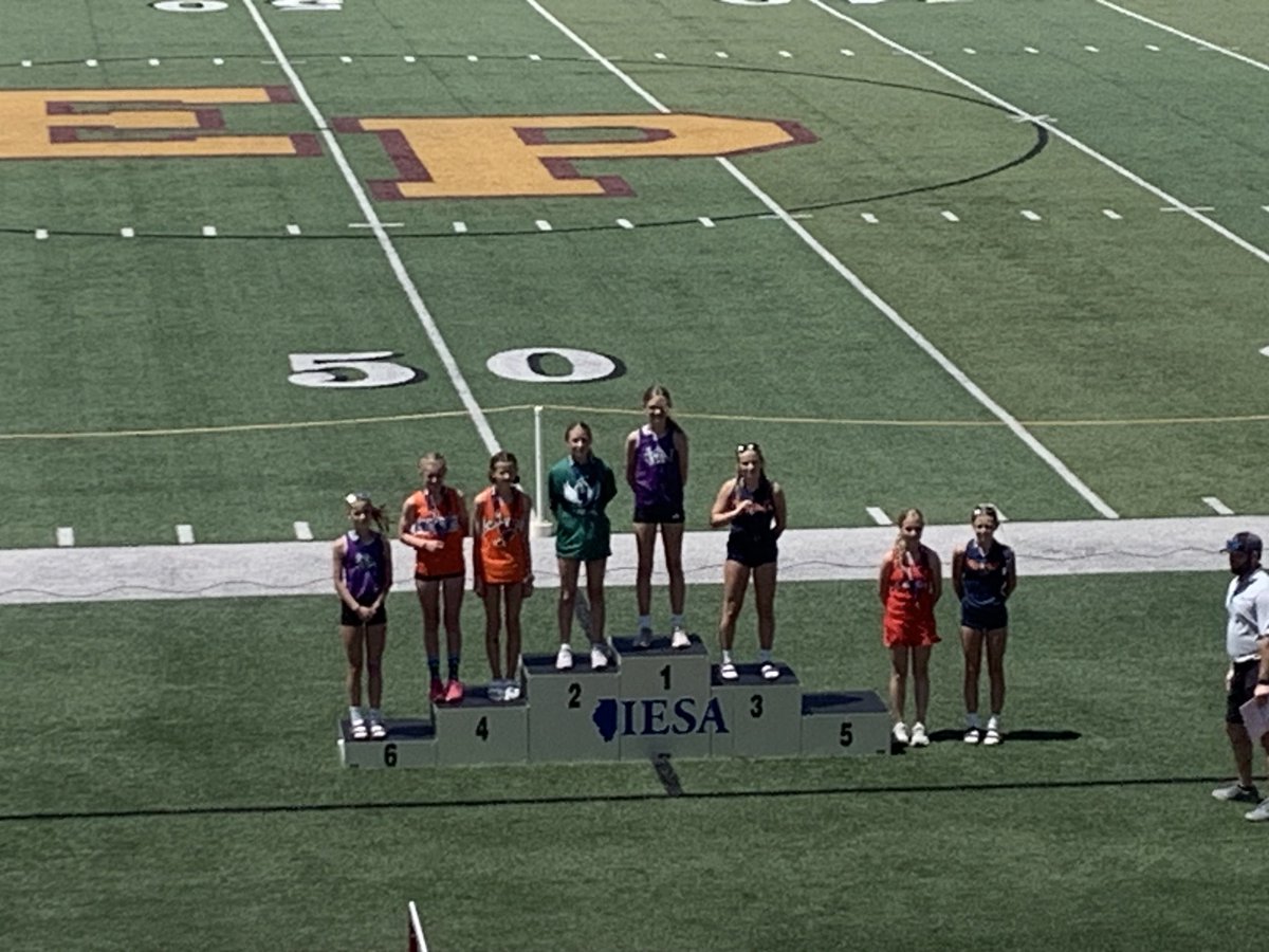 Great start to the state track meet for CGB!  Two medalists in pole vault!   Lauren Hill medals in back to back years, takes home 6th place.   And Maddy Willard wins the state championship!  First CGB state champion.