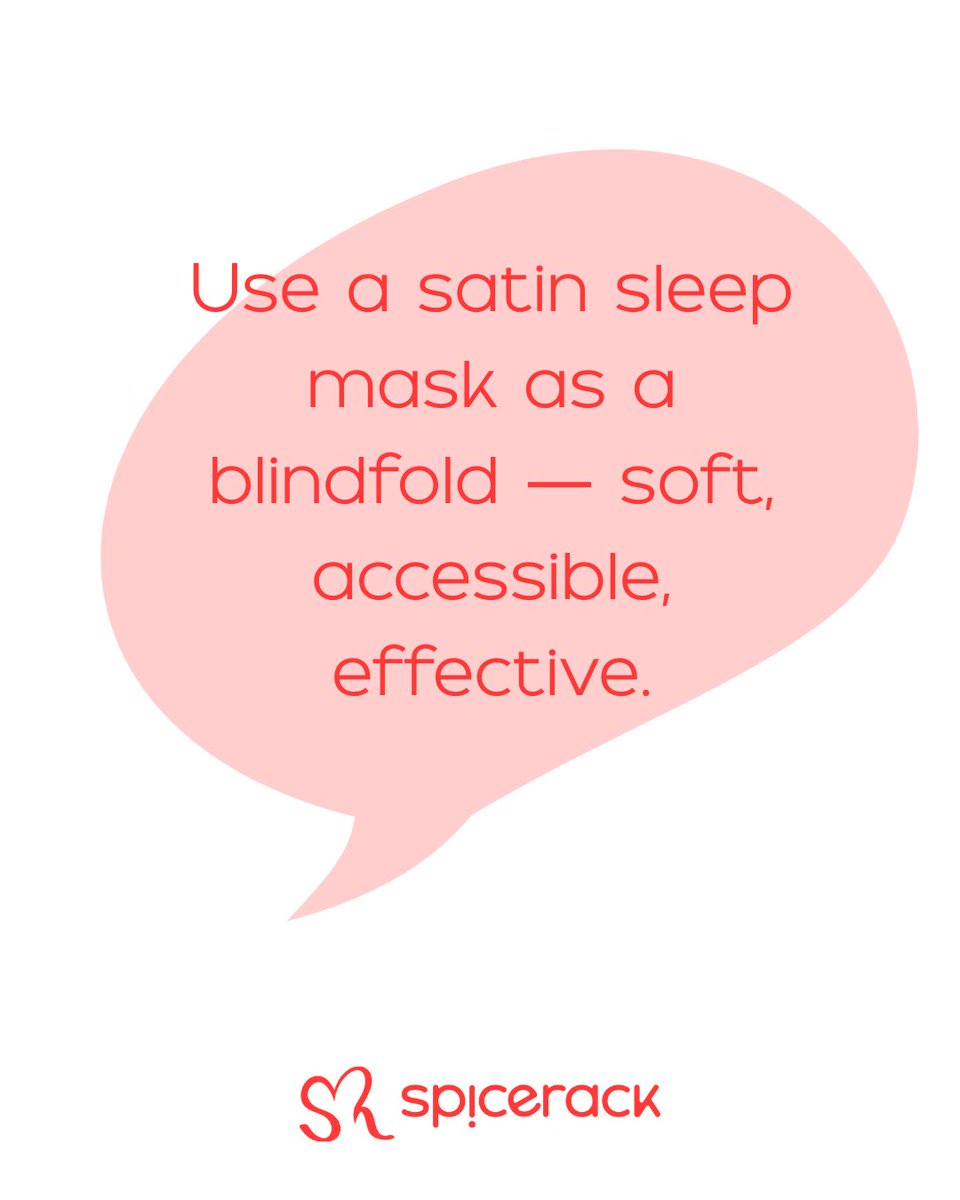 Satin sleep masks? Great for naps and blindfold play. 😴 #SensoryPlay #KinkLife #SleepySexy