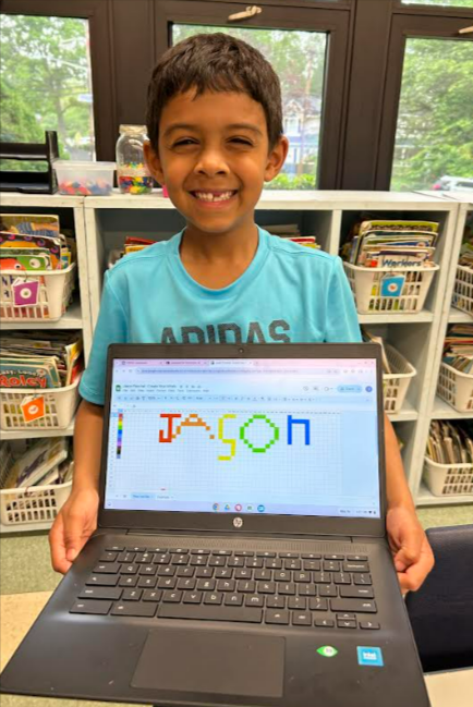 From 2 dimensional shapes, dinosaurs, and technology skills, Friday has been full of learning.