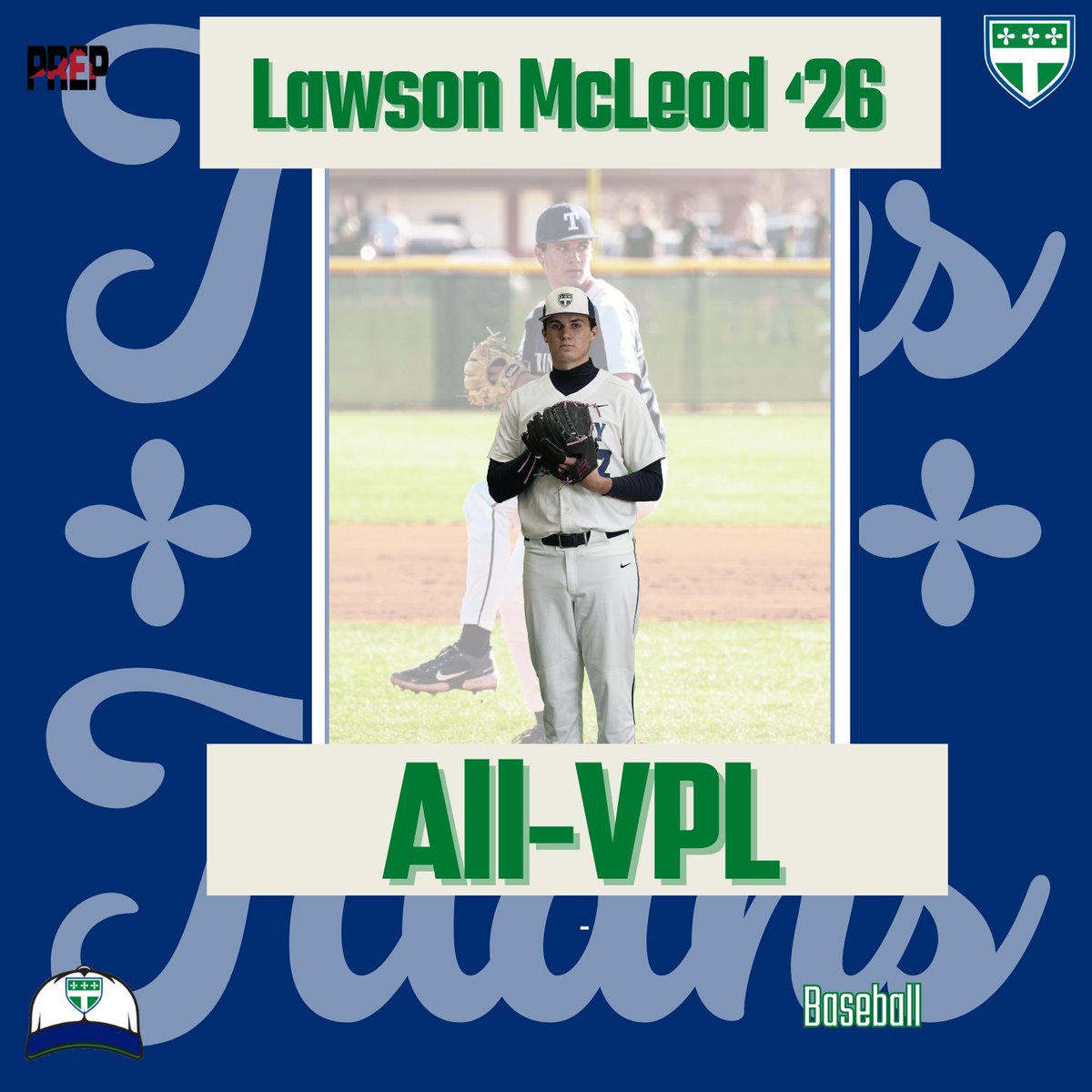 TES_Athletics's tweet photo. Congratulations to Lawson McLeod on being named to the All-VPL baseball team! One of the most dominant pitching seasons we've seen and showed off with the bat a few times! Titan nation is proud of you! https://t.co/gE1R3VphA2