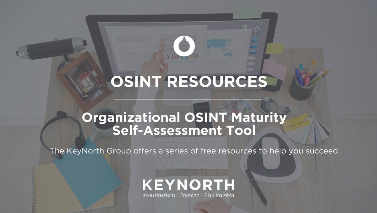 How mature is your organization’s #OSINT function?

Our Organizational OSINT Maturity Self-Assessment Tool helps identify strengths and gaps relating to your organizational structure, developing policies and procedures, identifying best practices, accessing technology and