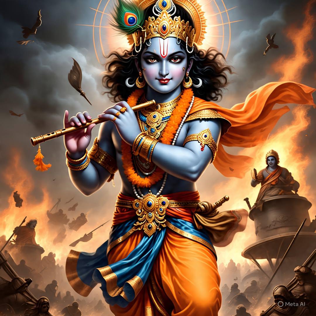 "सर्वधर्मान् परित्यज्य मामेकं शरणं व्रज।
अहं त्वां सर्वपापेभ्यो मोक्षयिष्यामि मा शुचः॥"