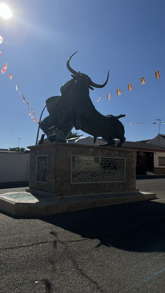 Feliz día de la Tauromaquia desde Villaseca de la Sagra, el toro por bandera!!