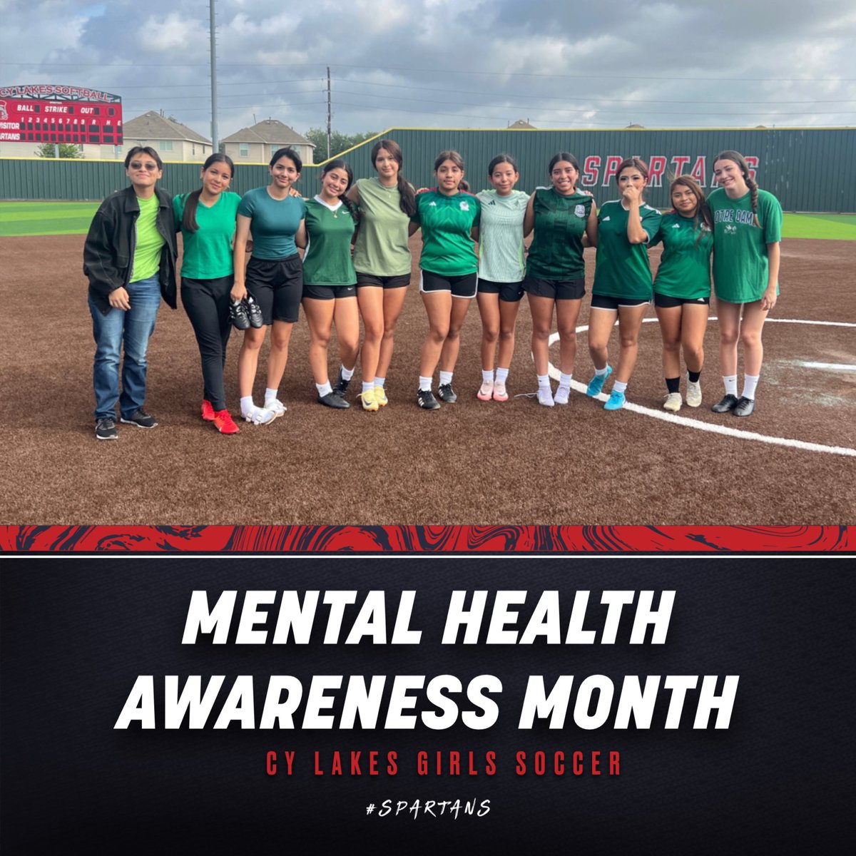 Cy Lakes G. Soccer (@cylakesgsoccer) on Twitter photo Soccer girls wore green this morning to support Mental Health Awareness Month! <a href="/CFISDCounseling/">CFISD Counseling</a> <a href="/LakesCounselors/">CyLakesCounselors</a> #MentalHealthMonth <a href="/lakes_athletics/">Cypress Lakes Athletics</a> Soccer girls wore green this morning to support Mental Health Awareness Month! <a href="/CFISDCounseling/">CFISD Counseling</a> <a href="/LakesCounselors/">CyLakesCounselors</a> #MentalHealthMonth <a href="/lakes_athletics/">Cypress Lakes Athletics</a>