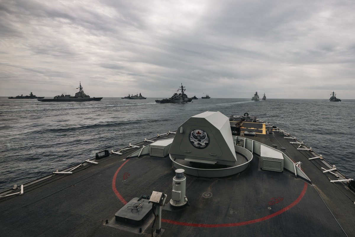 5-11 mai, le NCSM Ville de Québec, qui fait partie du groupe aéronaval d’attaque multinational, dirigé par le Royaume-Uni, a pris part à Ex MED STRIKE. La participation du navire a renforcé son intégration en tant qu'élément de force précieux. Nous sommes plus forts ensemble.