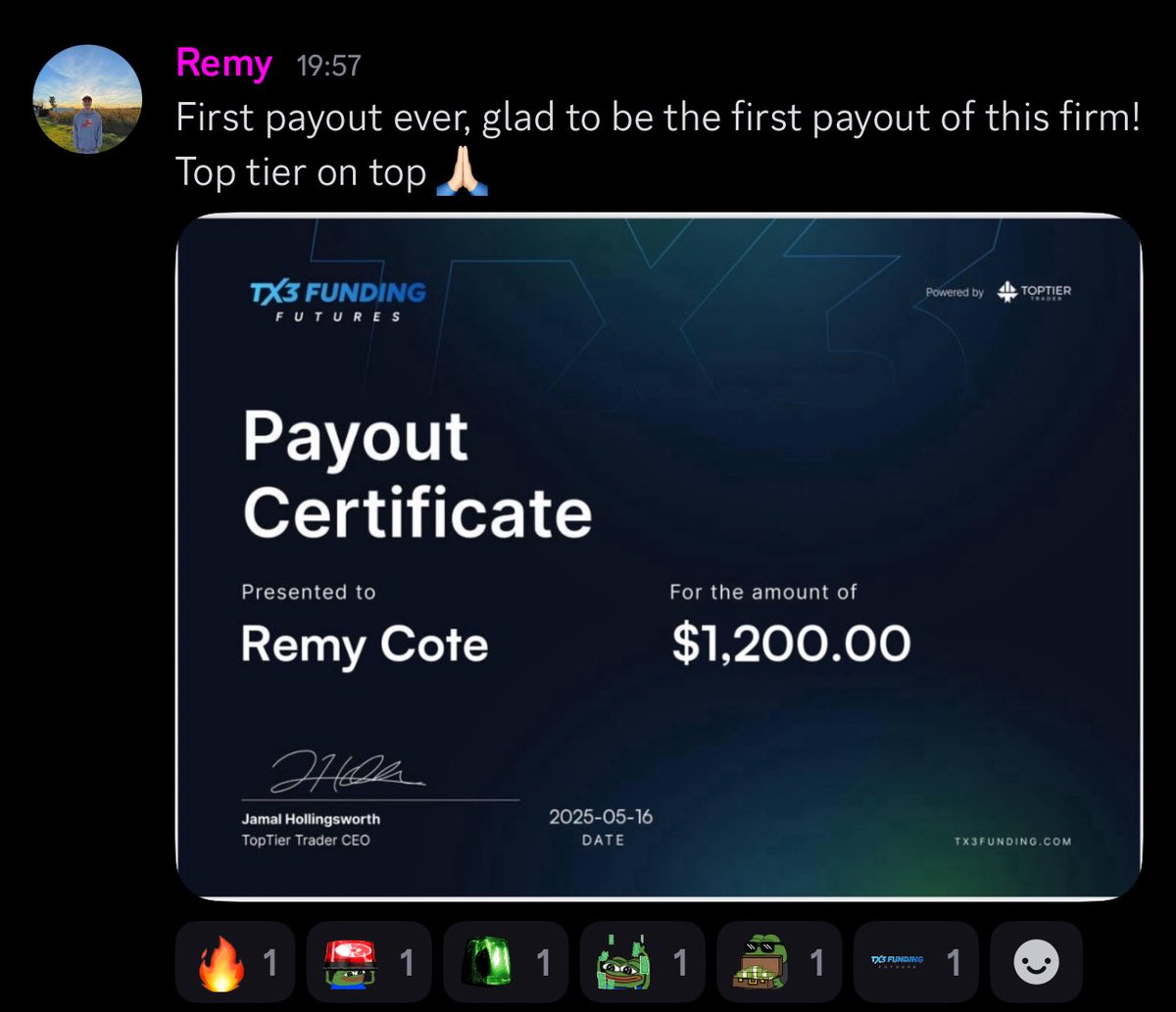 JoeBanks | Community Builder (@joebankss) on Twitter photo <a href="/TX3FUNDING/">TX3FUNDING</a> PAYS 💰💰💰
Use Coupon 👉 JOEBANKS15 at checkout for 15% OFF!
Link in comments 👇 <a href="/TX3FUNDING/">TX3FUNDING</a> PAYS 💰💰💰
Use Coupon 👉 JOEBANKS15 at checkout for 15% OFF!
Link in comments 👇