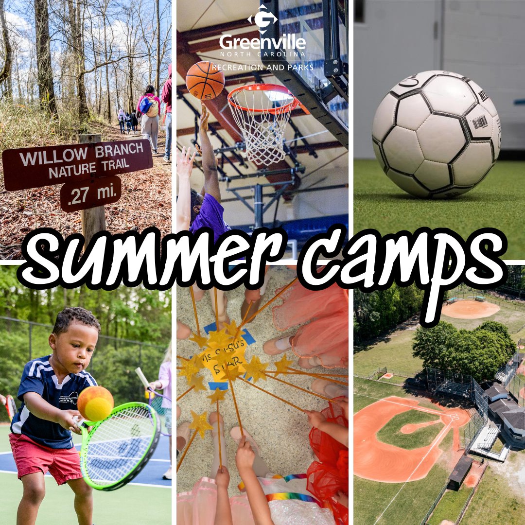 Get ready for a summer of FUN with Greenville, NC Recreation &amp; Parks! ⚽️🏀⚾️🎾🏊‍♂️🎨👸
nextdoor.com/city/post/4009… via <a href="/Nextdoor/">Nextdoor</a>