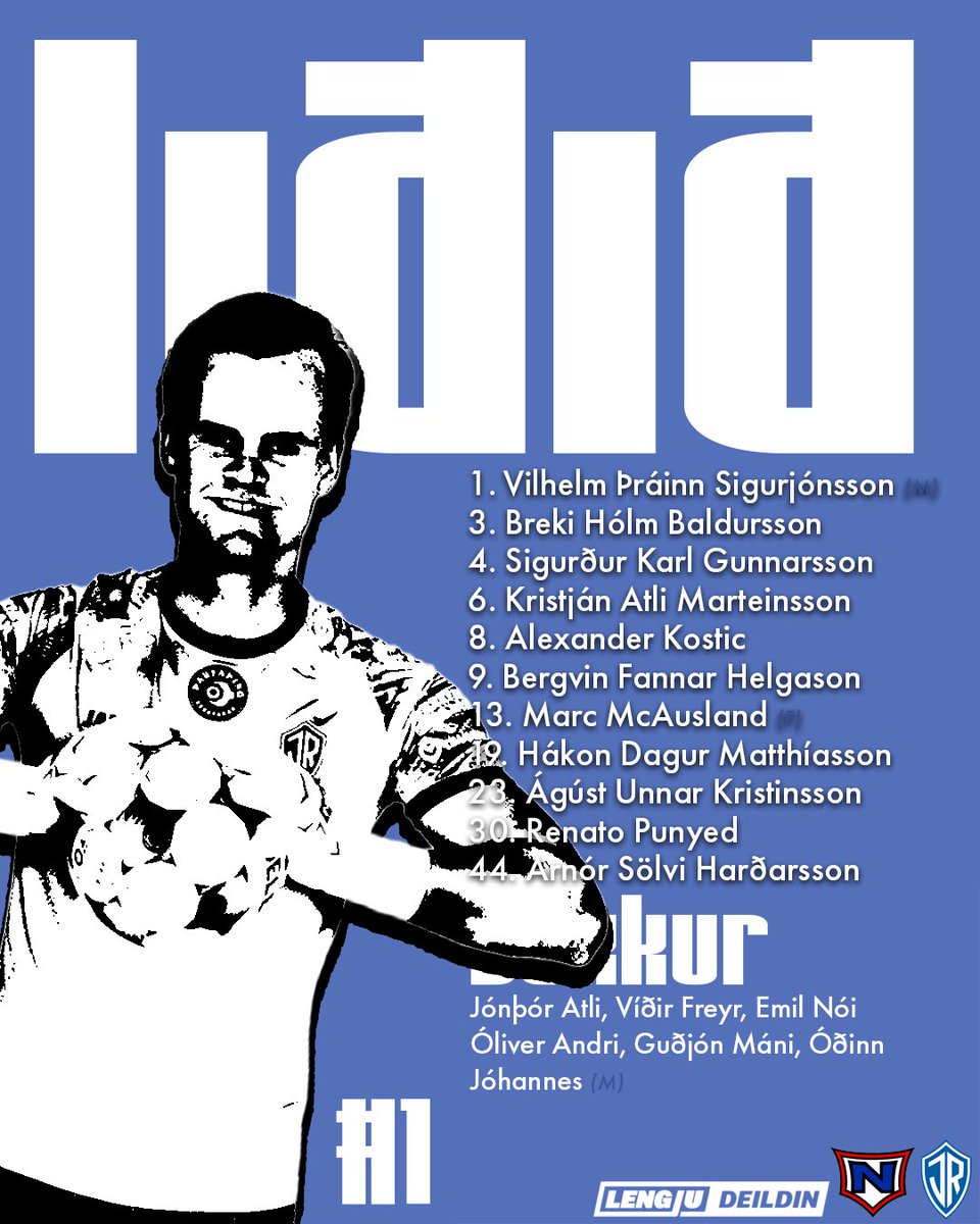 Liðið komið í hús!📝

Byrjunarliðið var að detta í hús sem þýðir að það er rúmur klukkutími í leik. Fjölmennum til Njarðvíkur og sækjum þrjá punkta heim í Breiðholtið!👏

ÁFRAM ÍR!🤍💙
#stórveldiðmætir | #stórveldireykjavíkur