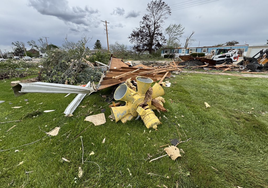 The Juneau tornado took out the tornado siren.
