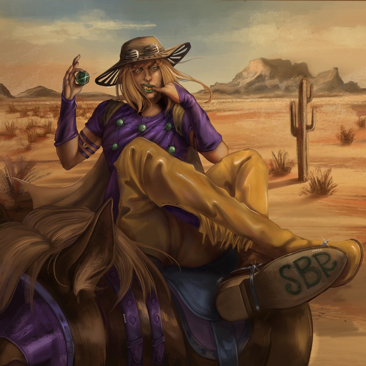 Cha1kAri's tweet photo. Nyo-Hoo~

#SBR #Gyro #JJBA https://t.co/VXclfS5TU4