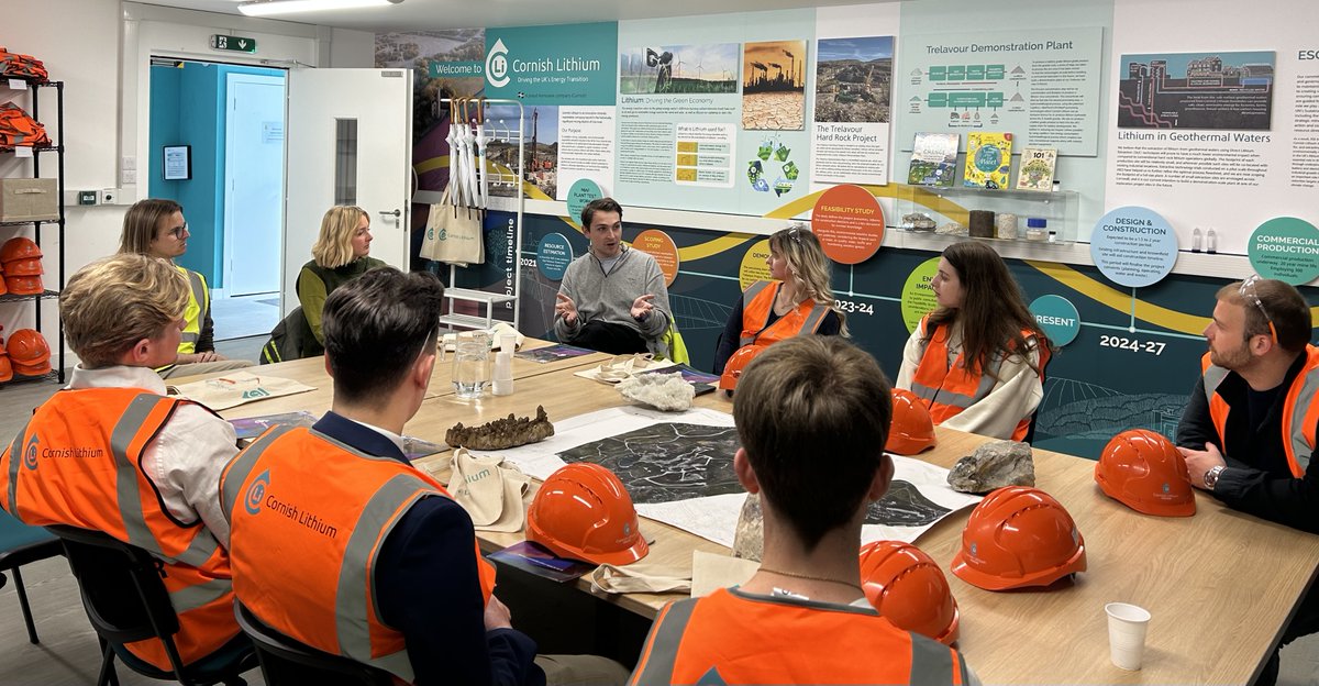 Cornish Lithium (@cornishlithium) on Twitter photo Bridging the gap between education and industry — we welcomed geology students from <a href="/PlymUni/">University of Plymouth</a> to our Trelavour Hard Rock Project.
They chose Cornish Lithium as their case study in responsible resource development in the South West. 🌱
Thanks for visiting! #FutureGeologists Bridging the gap between education and industry — we welcomed geology students from <a href="/PlymUni/">University of Plymouth</a> to our Trelavour Hard Rock Project.
They chose Cornish Lithium as their case study in responsible resource development in the South West. 🌱
Thanks for visiting! #FutureGeologists