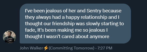 Yelena_Belova67's tweet photo. EXPOSE POST ON @/DarkChaosBoy So in my rp gc like yesterday he said this stuff I said I wasn't ready to date yet because I just had a breakup But today he has been harassing me in dms and calling me his girlfriend when we were never dating https://t.co/k02US0ITeb