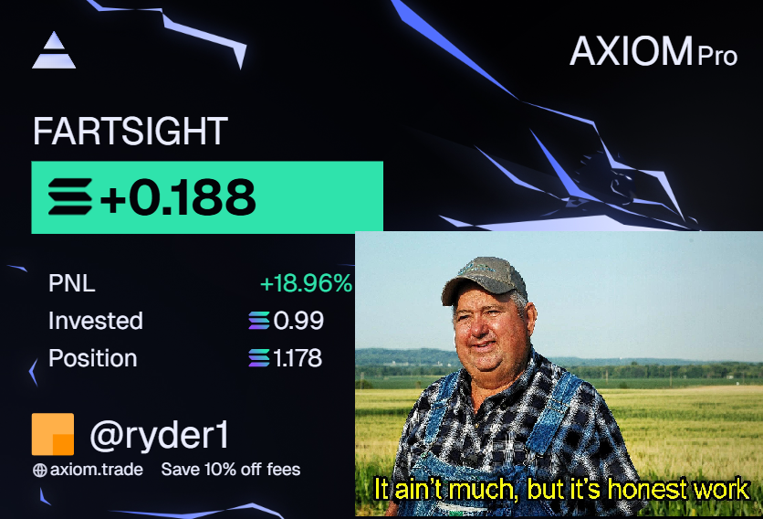 Quick win. Small profit? Still profit.
For two minutes of work, I'll take it.