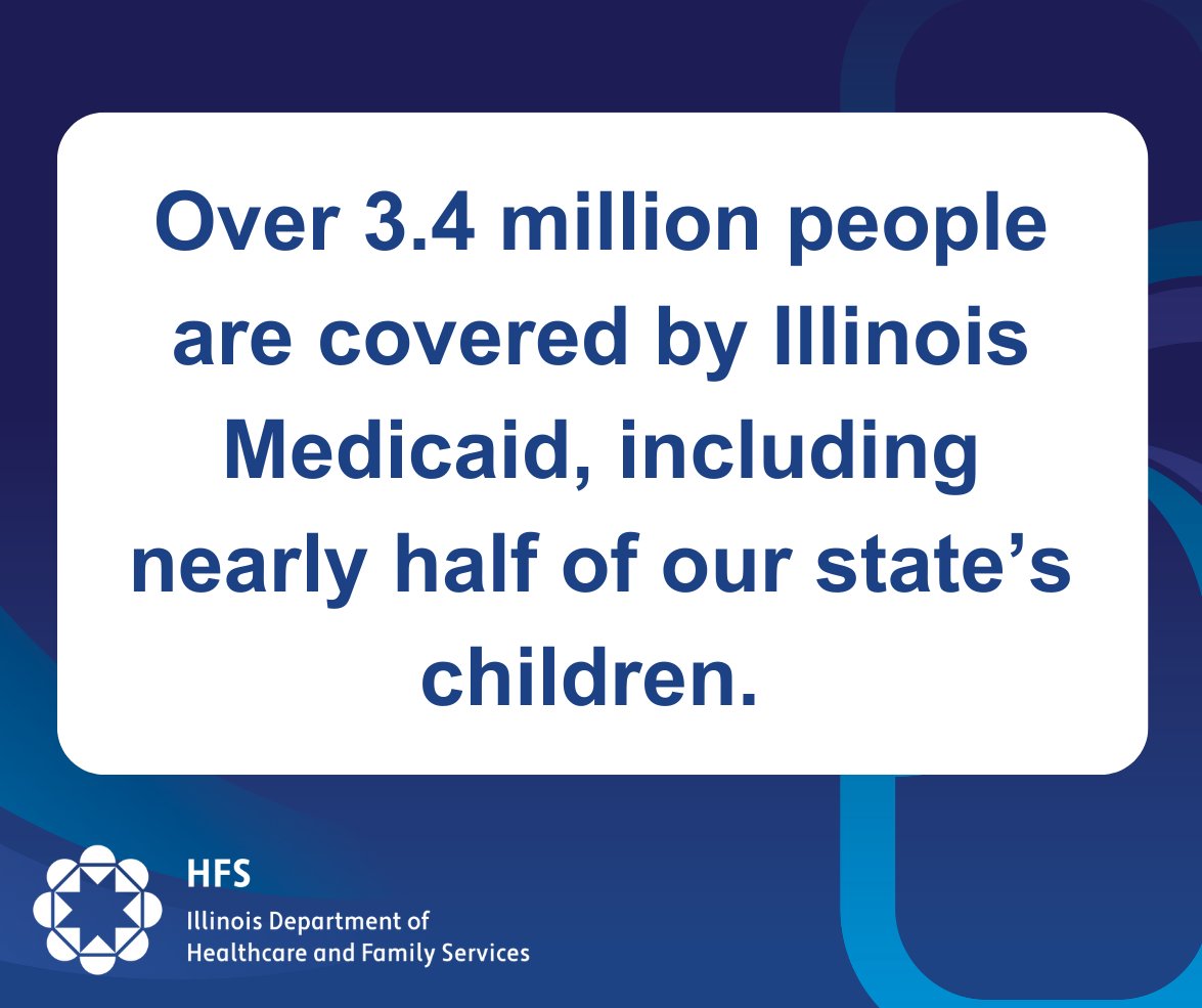 Over 3.4 million people are covered by Illinois Medicaid, including nearly half of our state’s children. #MedicaidMatters #SaveMedicaid #MedicaidCuts