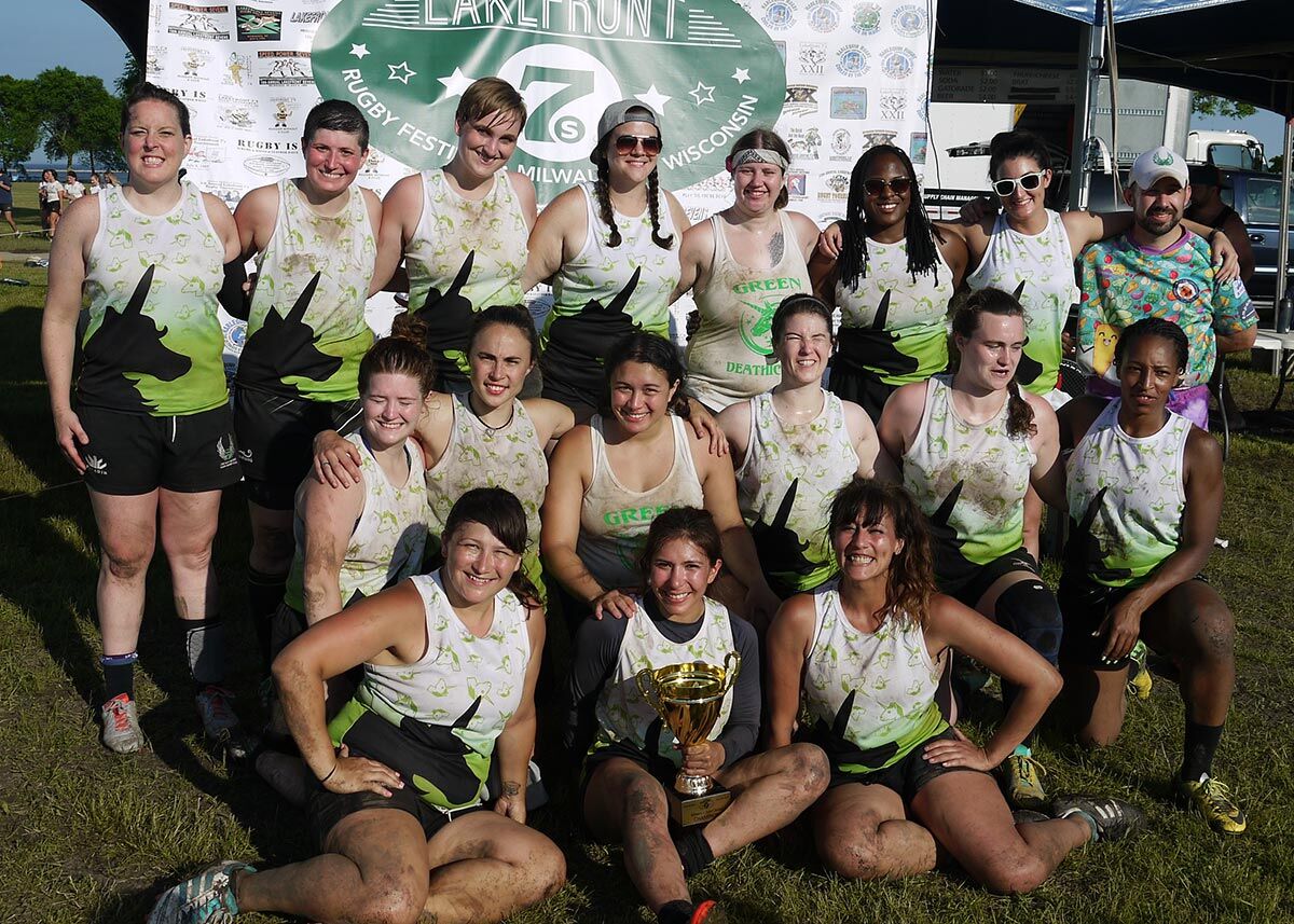 lakefront7s's tweet photo. 🦄 The Deathicorns made history in 2019 by winning the inaugural Women's Super Social division 🏆 Back then, it was 6 teams. Now? It’s 12. Twice the challenge. Twice the hype.

#deathicorns — are you ready? 💥

https://t.co/9ff3stLC9s

#rugby7s #heroesAndVillains #usarugby https://t.co/c6oeuabGmA