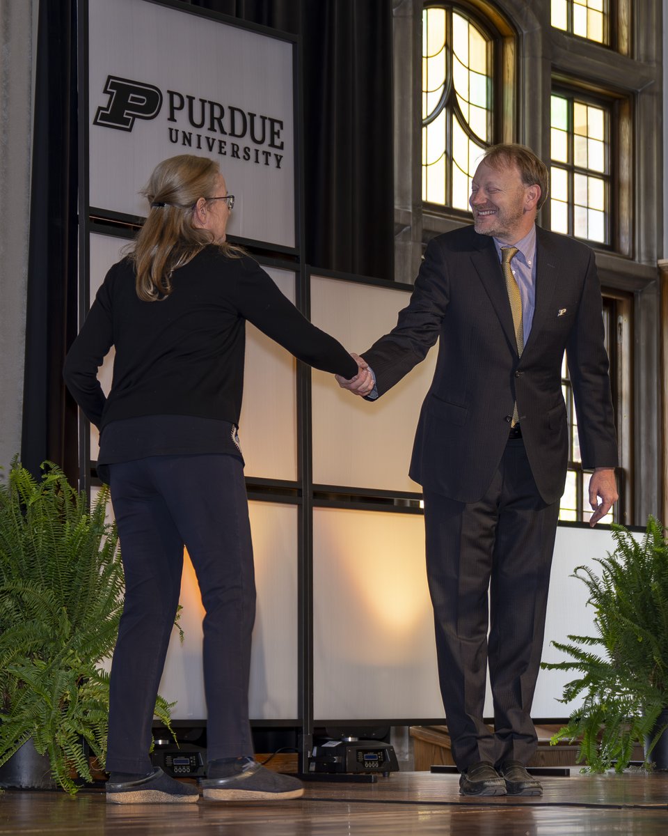 PurdueProvost's tweet image. Congratulations to everyone we honored at our recent @LifeAtPurdue Faculty Honors &amp;amp; Recognition event! It was my distinct privilege to join in celebrating the scholarly endeavors of our faculty. Thank you for the work you do to make our university stronger, smarter and bolder.