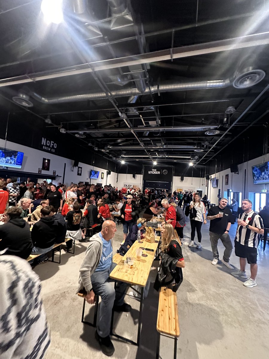 Pre match at Walsall. Almost embarrassed to say it’s better than anything the Albion have to offer🥲