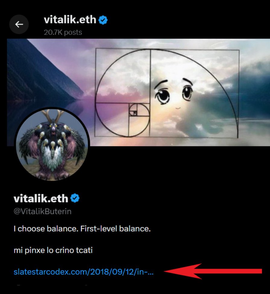 I don’t usually ape into tokens just because of a vibe. But #Balance hit different.

What caught me first wasn’t the chart. It was that <a href="/VitalikButerin/">vitalik.eth</a> had a story called “In The Balance” in his bio. No tweet. No context. Just a quiet link. So I read it.

It’s not about crypto on