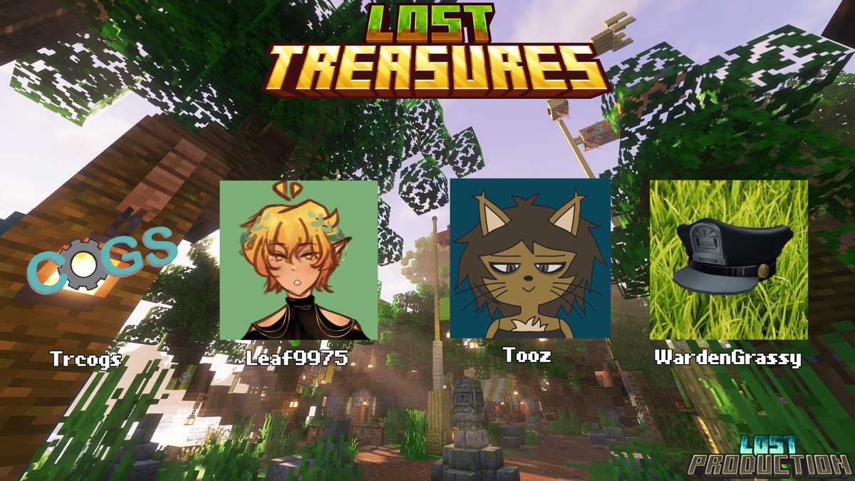 WELCOME TO OUR NEXT 4 PLAYERS

#LostTreasures #NewSMP