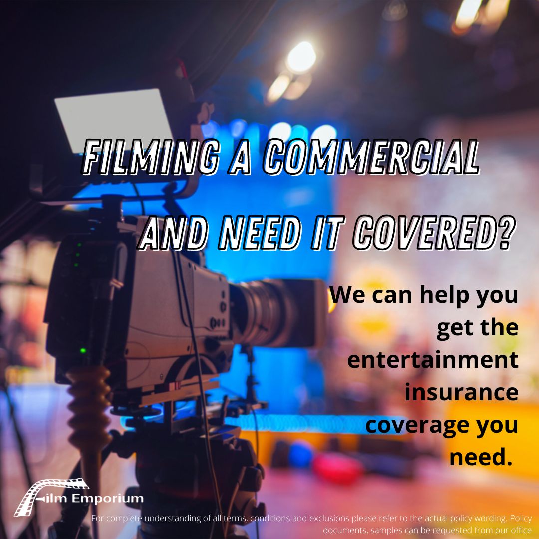 FilmEmporium's tweet image. Filming a commercial? Let us help you with the insurance!
🎥🎞️ #commercials #filmmaking #videoproduction
vist.ly/3n4hjpg