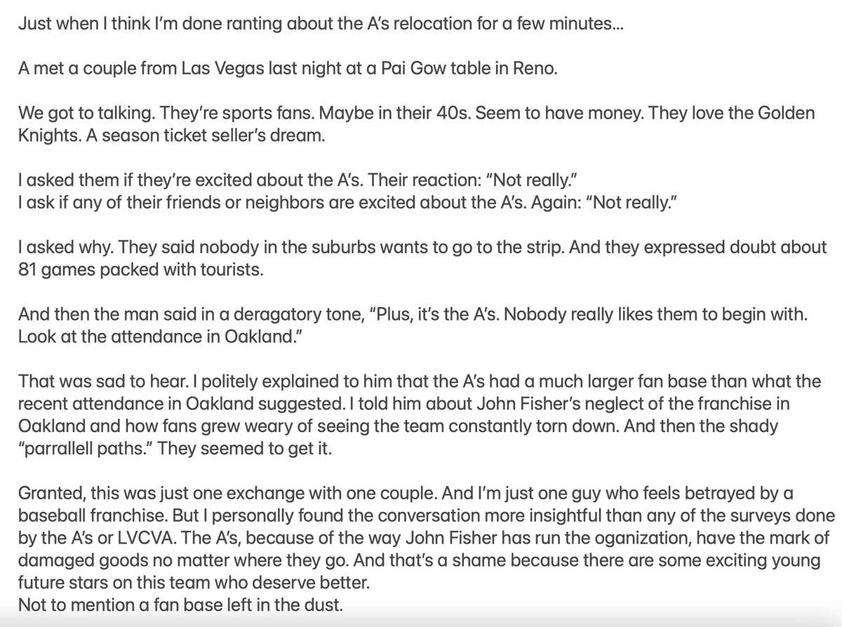 It was interesting conversation.