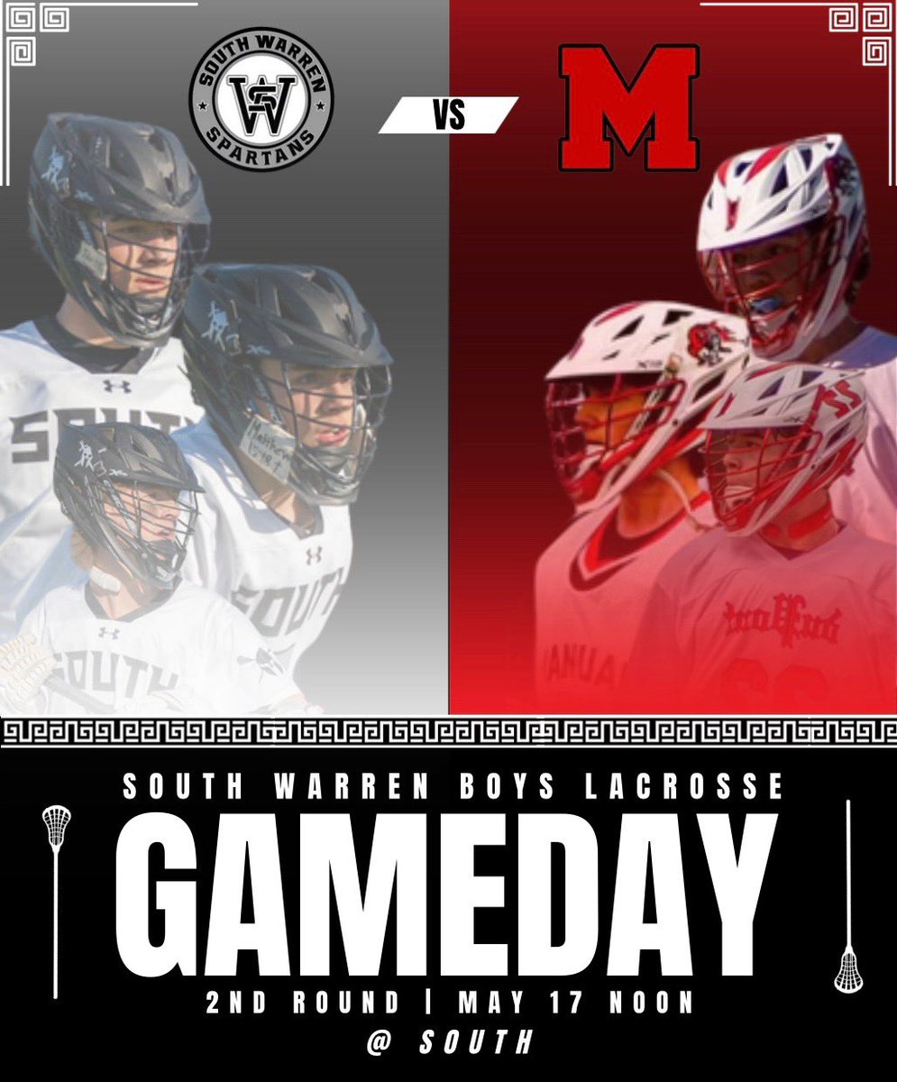 Game day Saturday @ South! Round 2 of state! <a href="/SWSpartanAthl/">South Warren High School Athletics</a>