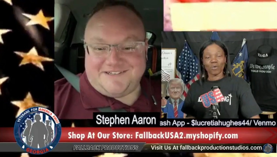 Veterans for America First - Veterans for Trump (@vfafwarroom) on Twitter photo VFAF MEDIA - Watch Link: youtu.be/1yVsDQ9YDIY?si…
Stephen Aaron GA District 9 GOP Chair on Real News with Lucretia Hughes VFAF Veterans for America First
<a href="/cre35/">Lucretia Hughes</a> <a href="/SaaronGA/">Stephen Aaron</a> VFAF MEDIA - Watch Link: youtu.be/1yVsDQ9YDIY?si…
Stephen Aaron GA District 9 GOP Chair on Real News with Lucretia Hughes VFAF Veterans for America First
<a href="/cre35/">Lucretia Hughes</a> <a href="/SaaronGA/">Stephen Aaron</a>