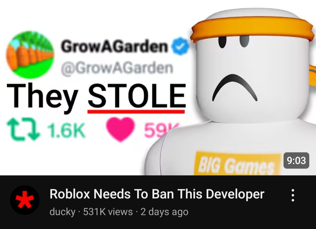 CallMeStick_'s tweet photo. i love when roblox youtubers make thumbnails with fake tweets like this as if anyone actually tweets like this https://t.co/7JIVGgpF6j