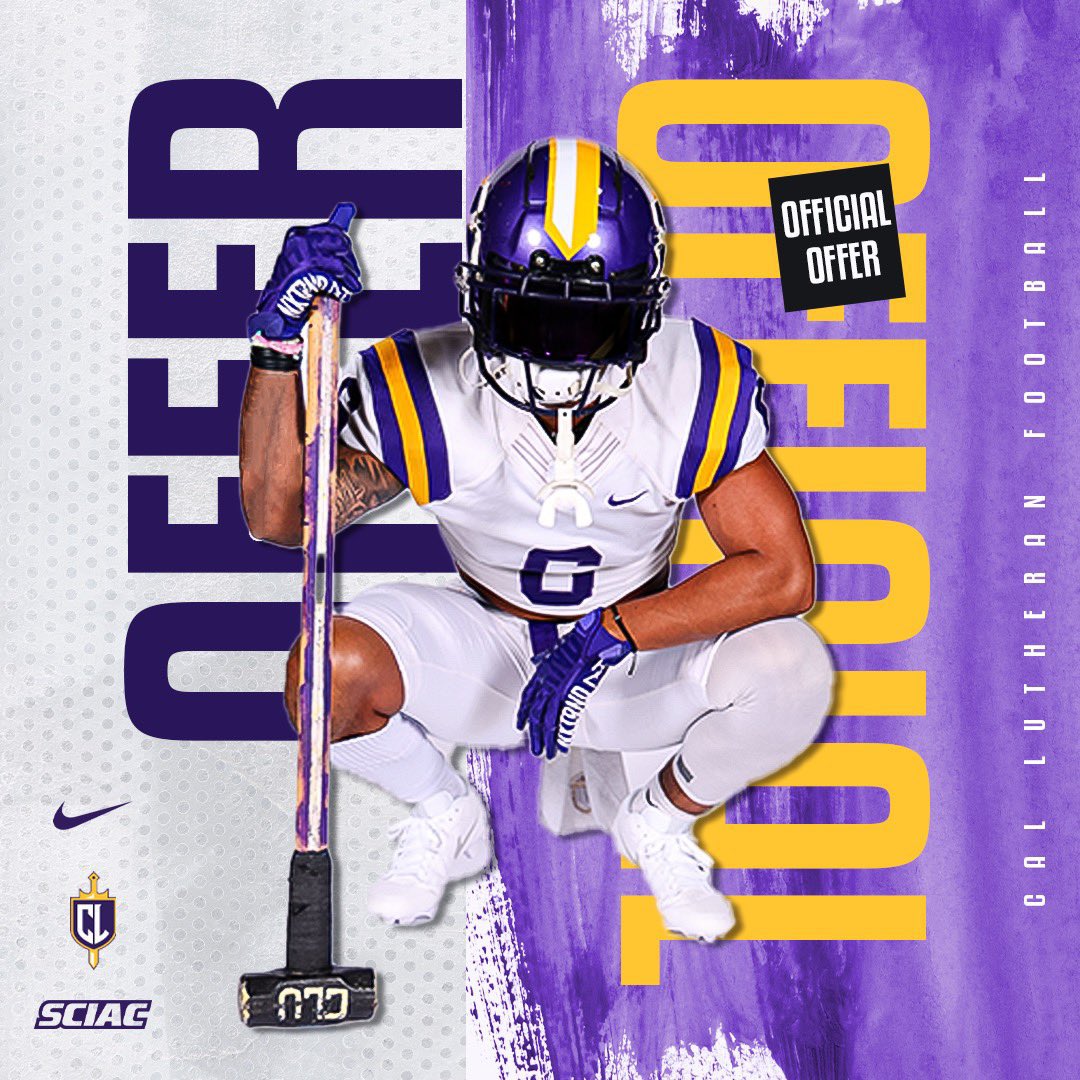 All glory to god blessed to receive my first offer to cal lu🙏🙏 <a href="/aaroncrone11/">Aaron Crone</a> <a href="/RooseyFB/">Eastvale Roosevelt Football</a> <a href="/CoachTB69/">Coach Tanner Bradley</a> <a href="/CoachC_Arreola/">Caleb Arreola</a>