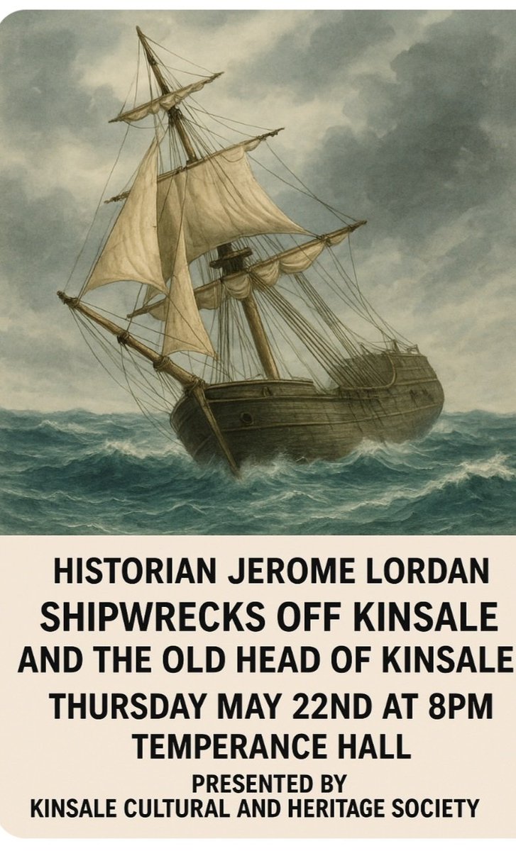 JJ Hurley (@kinsaleobserver) on Twitter photo One of the foremost historians on the subjects of shipwrecks off the Cork coast not to be missed as Jerome promises a superb lecture. <a href="/Carrigdhounnews/">Carrigdhoun Newpaper</a> <a href="/SouthernStarIRL/">The Southern Star</a> <a href="/KinsaleNews/">Kinsale Advertiser</a> <a href="/KinsaleOnline/">Kinsale Online</a> <a href="/paddydugganj/">Paddy Duggan</a> <a href="/Fiona_Forde_Irl/">IrishFamilyDetective on Bluesky (see link in Bio)</a> <a href="/RealPMurphy/">Pauline Murphy</a> <a href="/westcorkhist/">West Cork History Societies Association</a> <a href="/ucchistorysoc/">UCC History Society</a> One of the foremost historians on the subjects of shipwrecks off the Cork coast not to be missed as Jerome promises a superb lecture. <a href="/Carrigdhounnews/">Carrigdhoun Newpaper</a> <a href="/SouthernStarIRL/">The Southern Star</a> <a href="/KinsaleNews/">Kinsale Advertiser</a> <a href="/KinsaleOnline/">Kinsale Online</a> <a href="/paddydugganj/">Paddy Duggan</a> <a href="/Fiona_Forde_Irl/">IrishFamilyDetective on Bluesky (see link in Bio)</a> <a href="/RealPMurphy/">Pauline Murphy</a> <a href="/westcorkhist/">West Cork History Societies Association</a> <a href="/ucchistorysoc/">UCC History Society</a>