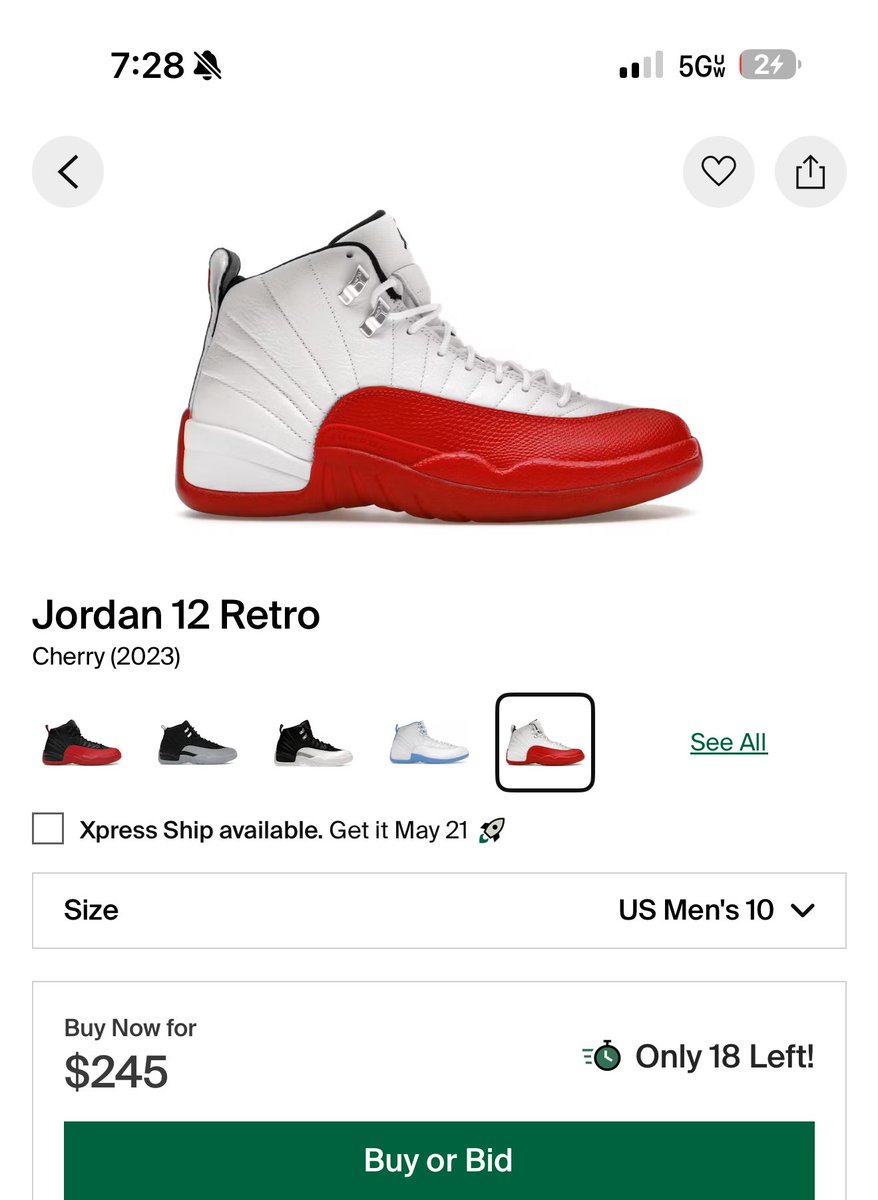 ANYONE HAVE THIS &amp; CAN BRING TO PERIMETER RN?

PAYING 300 DROPPED OFF

IF SOMEONE CAN MAKE TO FEDEX BEFORE CUTOFF CAN DO 270 + LABEL

SIZE 10 ONLY