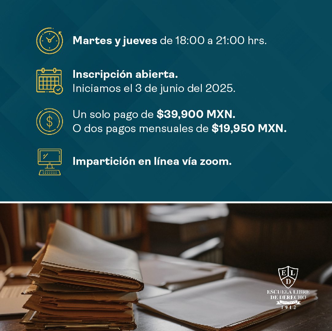 Tenemos el Diplomado en Protección de Datos Personales ideal para ti.

¡Ya están abiertas nuestras inscripciones!
🗓️ Iniciamos el 3 de junio de 2025

Solicita más información:
✉️ eestrada@eld.edu.mx
🔗 bit.ly/4jWAicl