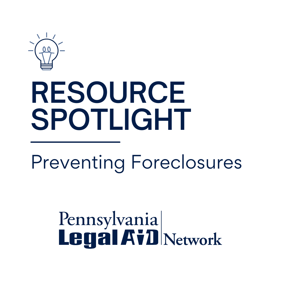 Worried about losing your home? You're not alone. Did you know housing issues were the top reason people turned to our legal aid network for help last year?

Our foreclosure prevention guide can help you take action and find support: bit.ly/PALawHelp-Fore…