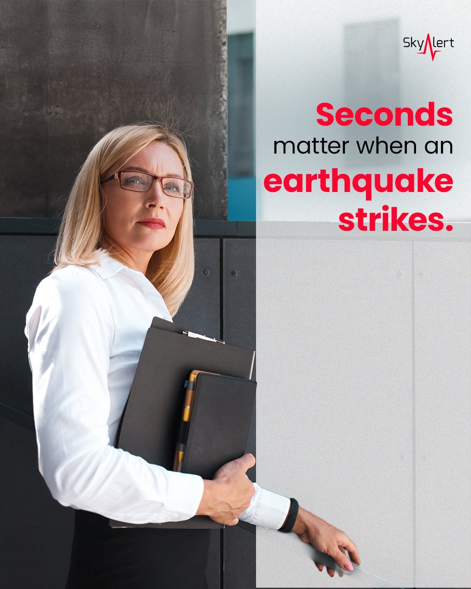 Earthquake alerts keep your team safe by providing critical time to act before a quake hits. Be proactive and protect your staff.

Don’t wait for the unexpected—contact us for a personalized quote: skyalertusa.com/contact.htm 

#EarthquakeAlerts #SkyAlertUSA
